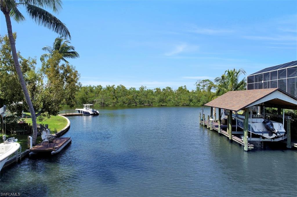 Open canal water