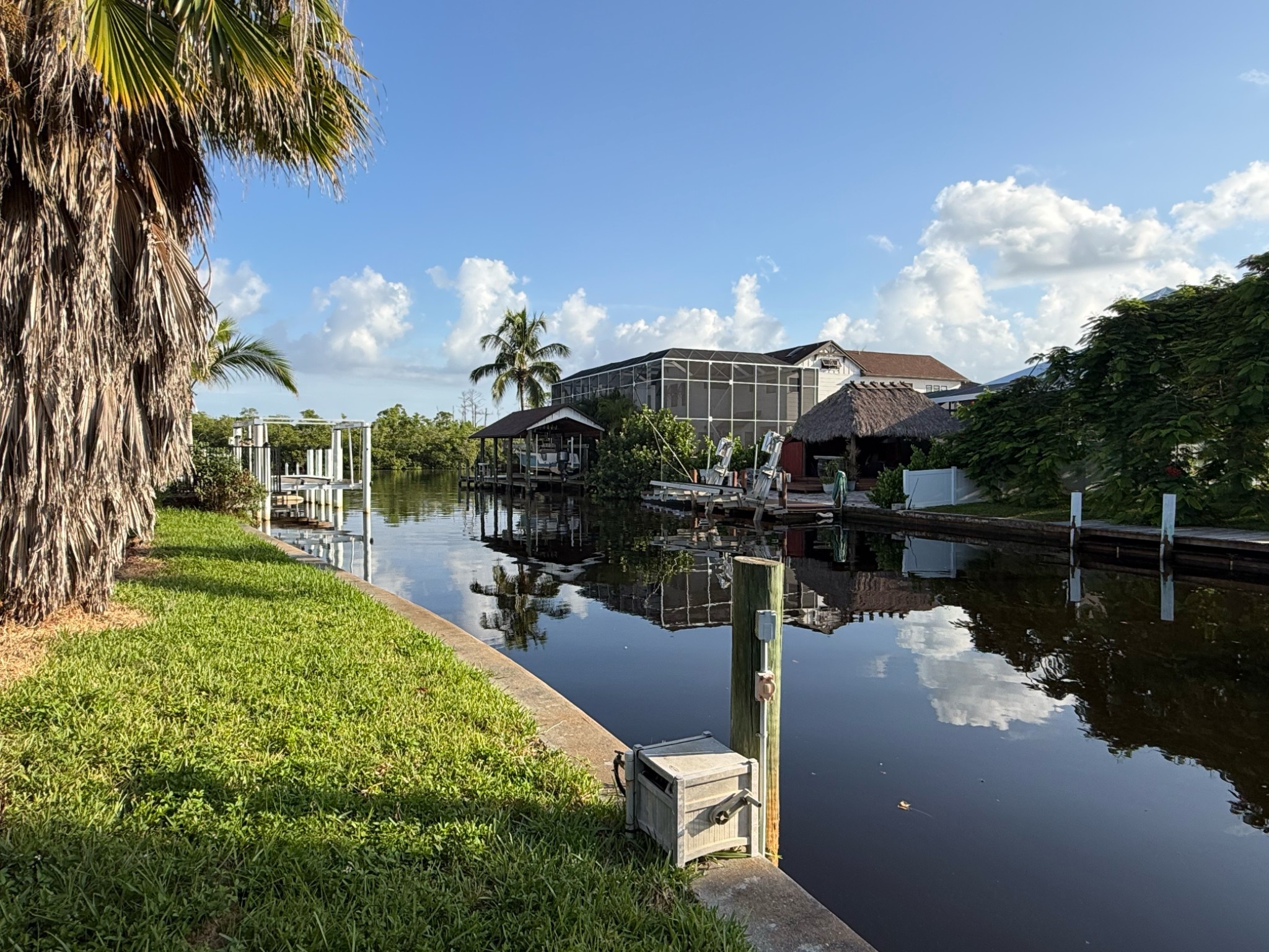 Canal frontage and water view